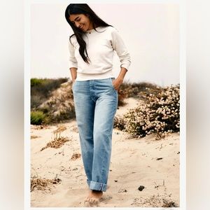 imogene + willie Light Blue Wide Leg Jeans